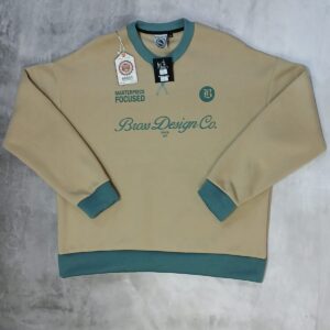 Buzo bross cuello y puños combinado